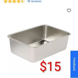 Stainless Steel Cat Litter Pan
