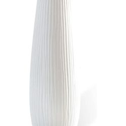 Ceramic Vase Modern -White Vase Minimalism Boho Style, Flower Vase for Wedding Dinner Table Party Living Room Office Bedroom Shelf Deco,Tall Vase for 