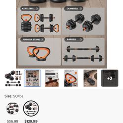 Workout Equipment Set 