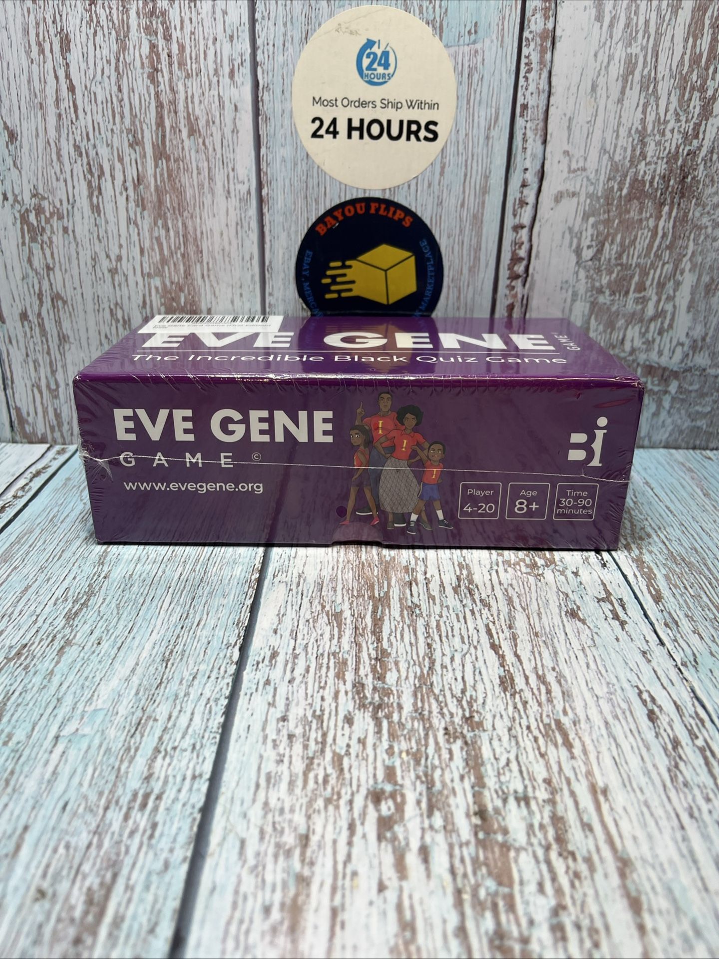 Eve Gene Game, The Incredible Black Quiz Game, Brand New, Factory Sealed, Cards