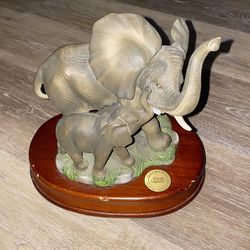 African Elephant Wildlife Collection Music Box