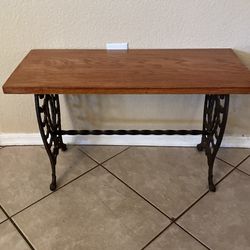 Antique Wrought Iron Bench