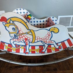 Vintage Children's Rocking Horse 