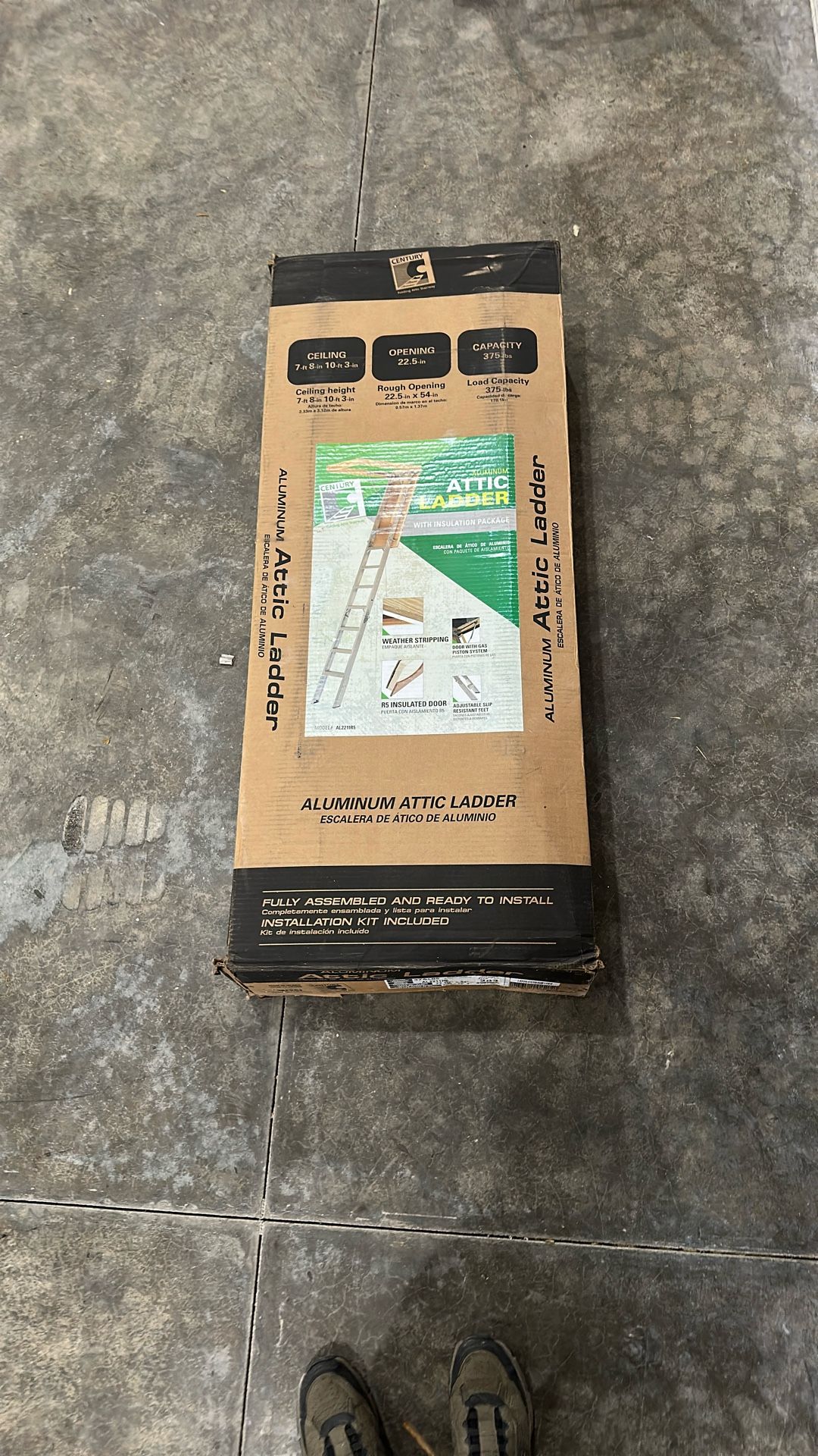 Attic Ladder Aluminum Step