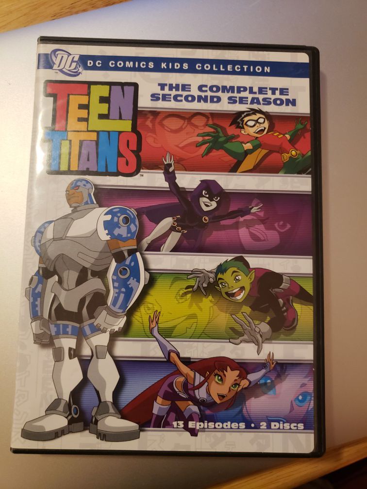 Seasons 1-5 of teen titans animated show