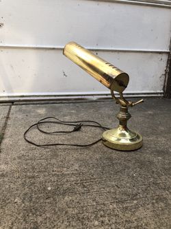 Vintage Bank Teller Lamp