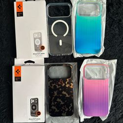 iPhone 17 pro max, 17 pro, 17, and 17 air cases