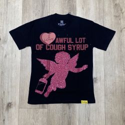 I Love Awful Lot Of Cough Syrup Rhinestones Tee