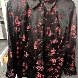 Ladies Silk Brocade Blazer 