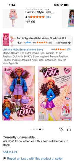 Dream Yasmin doll new