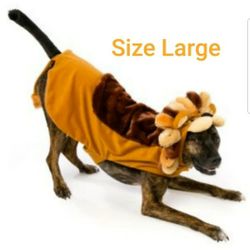 Top Paw Dog Lion Costume Large New!