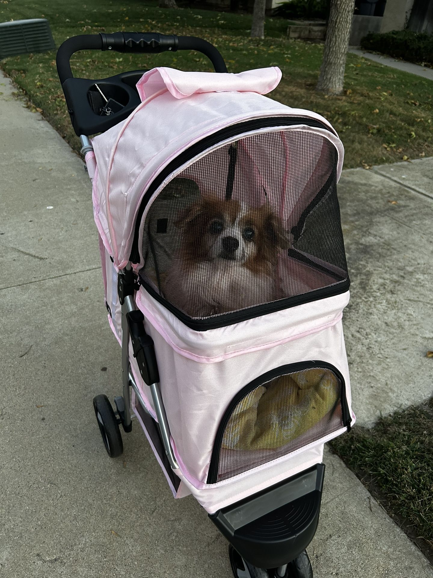 Gorgeous Pink Pet Stroller Like New Used Once