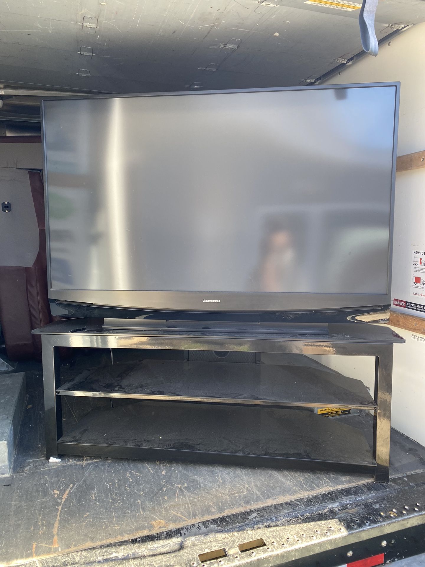 60 Inch Mitsubishi Big Screen TV /With Stand.