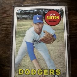 1969 Topps Don Sutton Baseball Card