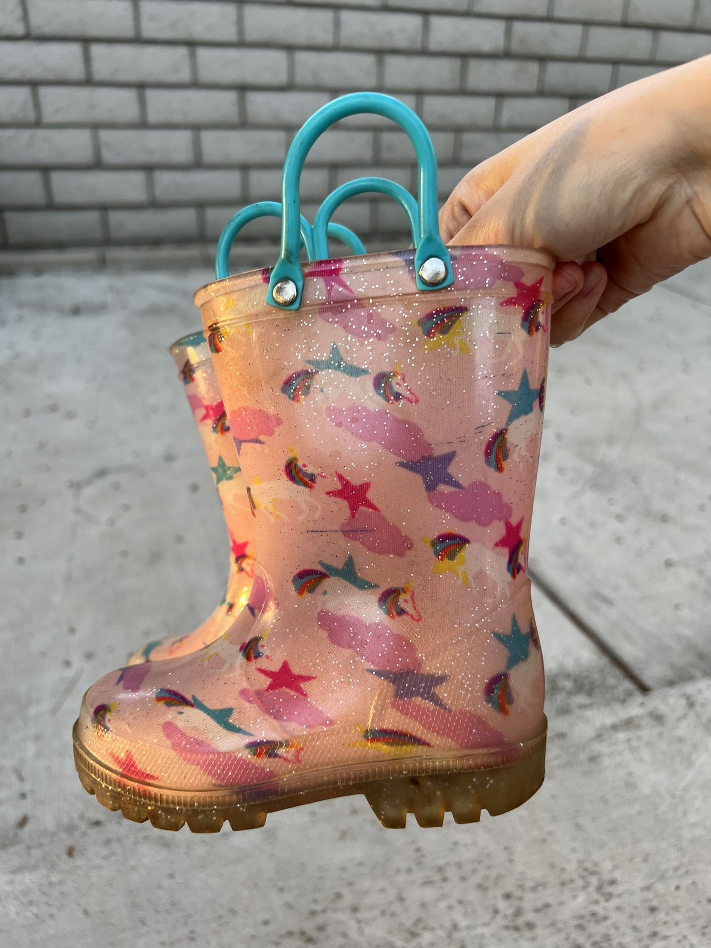 Toddler Rain Boots - Size 8