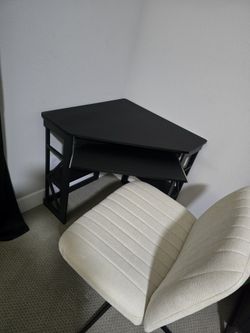 Corner Desk And Chair 2 Months Old
