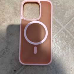 Pink iPhone 15 Pro Case 
