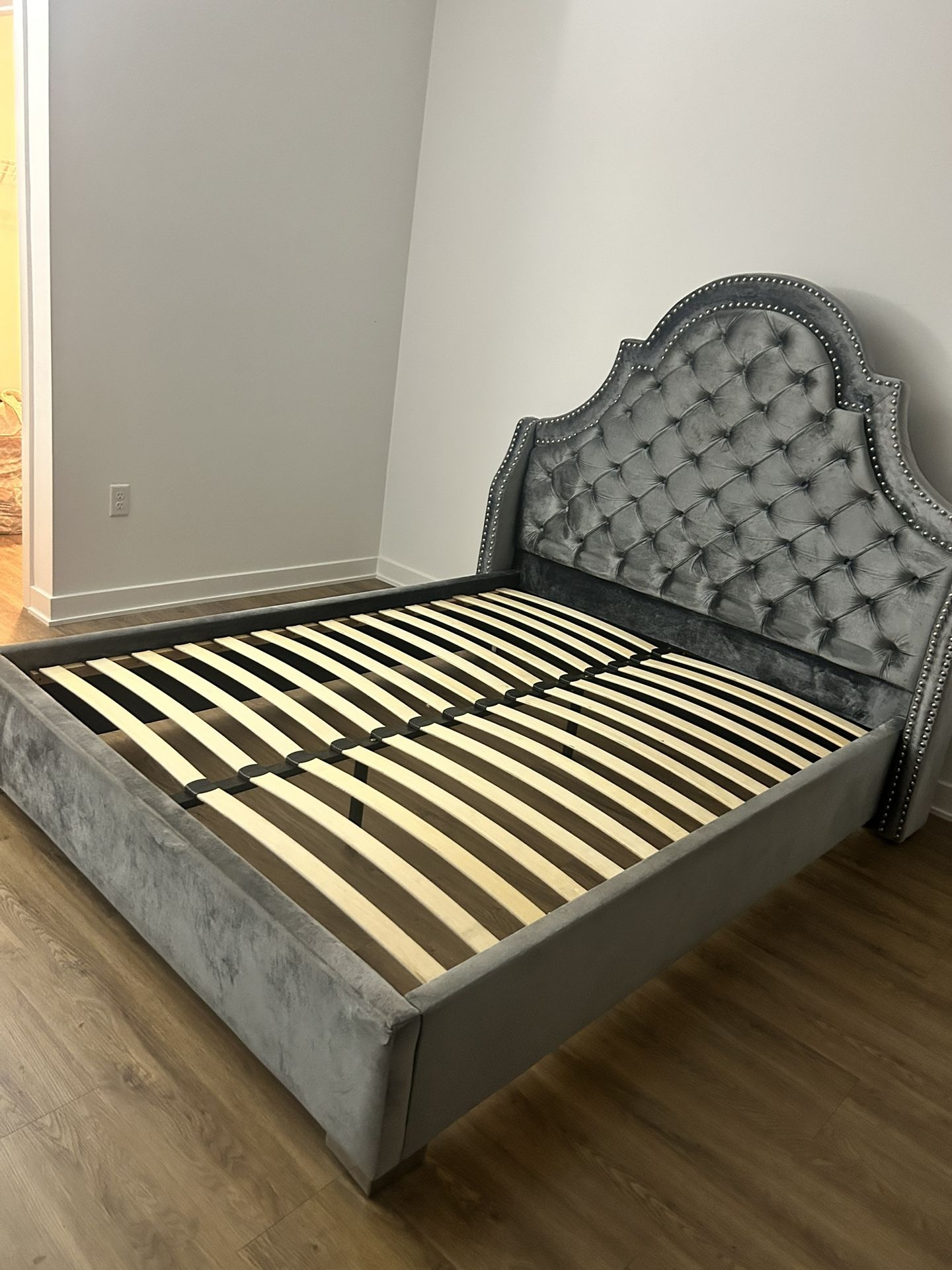 Queen Bed Frame & Headboard
