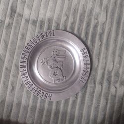 Pewter Child's Plate