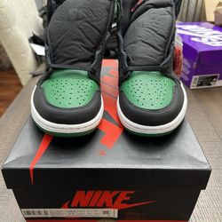 Nike Air Jordan 1 Retro High Green Black Size 11.5 Brand New