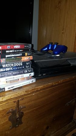 Ps3 with games and control
