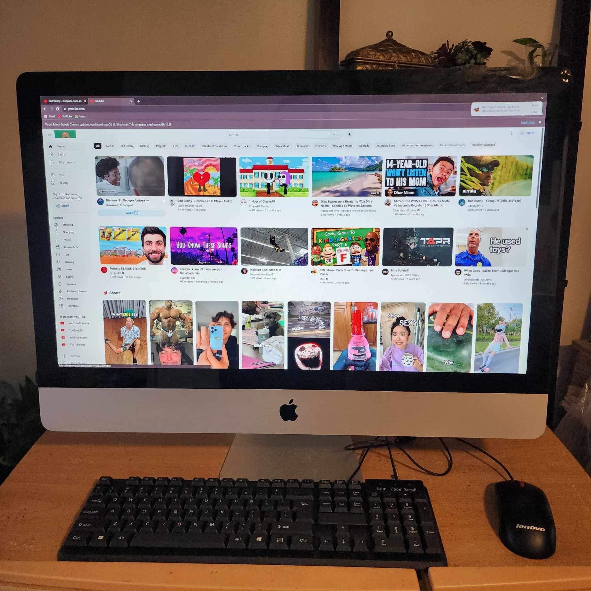 iMac 2010 OS High Sierra 27inch メモリ8GB iMac 
