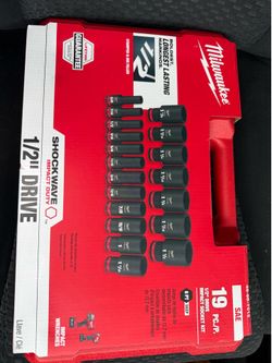 Milwaukee 1/2 socket set