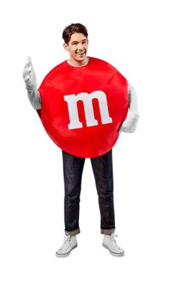 Red M&M Halloween Costume for adults