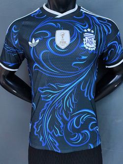 26-27 Argentina Away Player Version Soccer Jersey Size “L” run small
