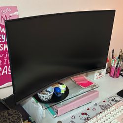 Samsung Curve Monitor Screen