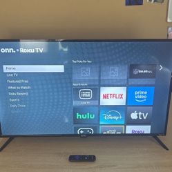 40 Inch Onn Roku Smart Tv