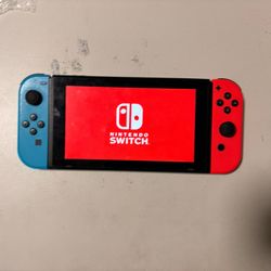 Nintendo Switch Console With Case, No Charger