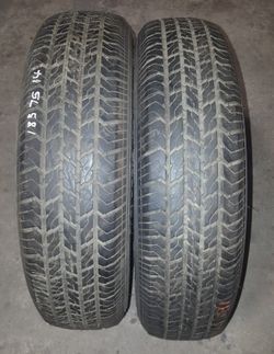 PAIR 185/75/14 TIRES