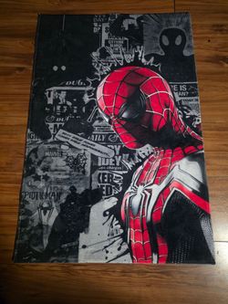 Spiderman rug