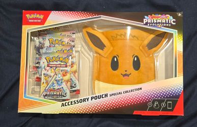 Pokémon Scarlet and Violet Prismatic Evolutions Accessory Pouch Special Editions