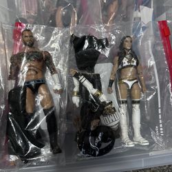 Wrestling Figures AEW  And WWE 