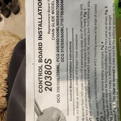 garage door control board 20380S