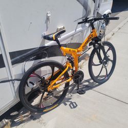 Folding Mountain Bike - New