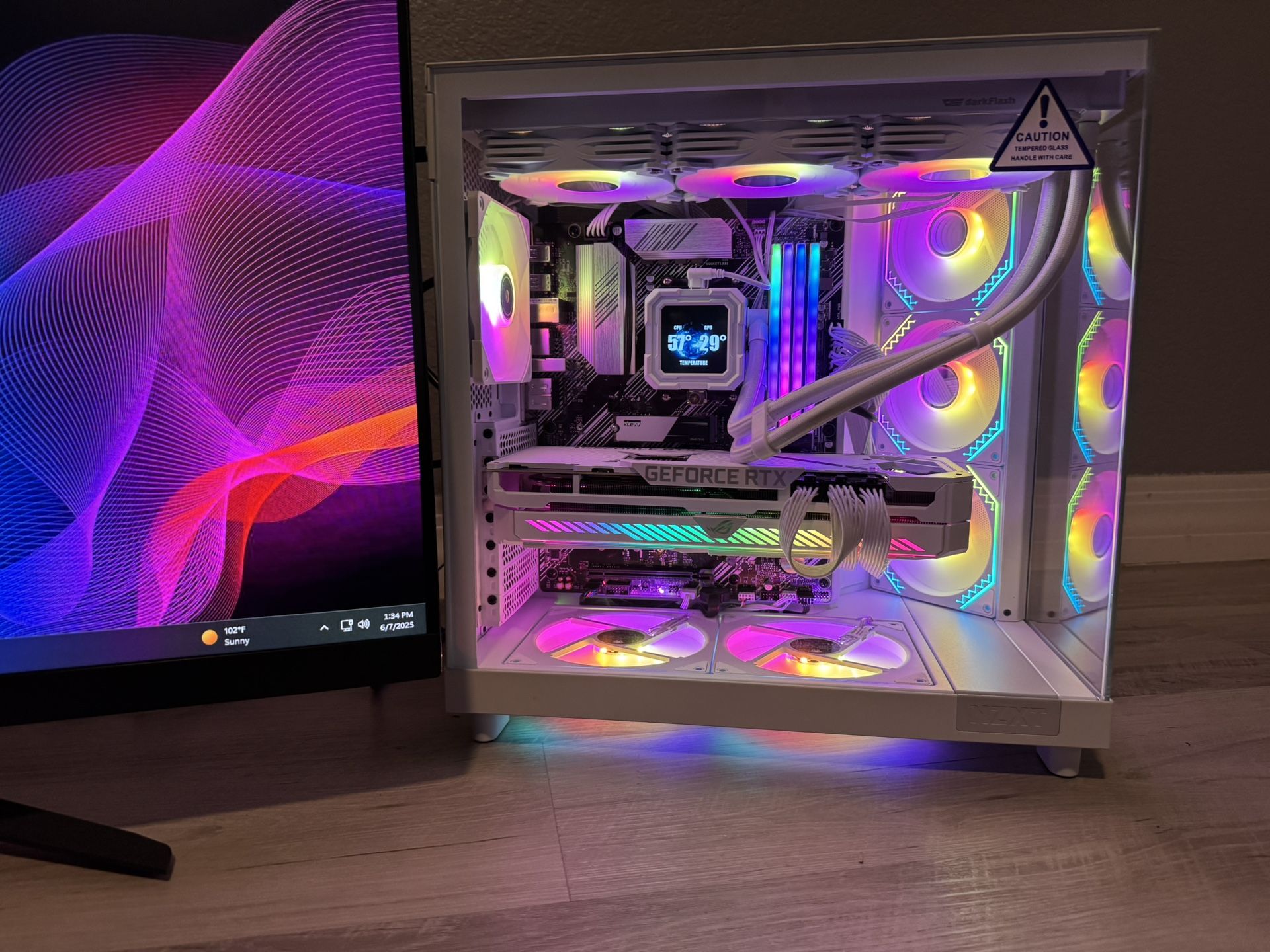 All White Gaming/Streaming PC