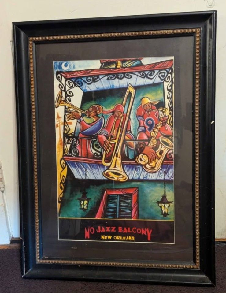 Lionel Milton's Mo's Jazz Balcony Print