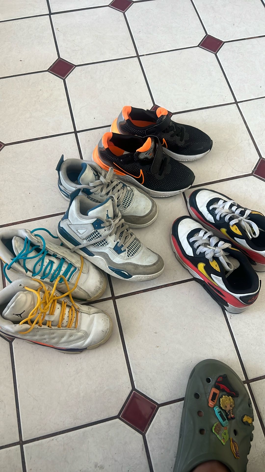 shoes nike jordan adidas hi top usados