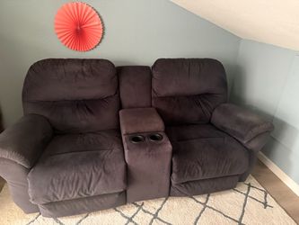 Double seat recliner chair