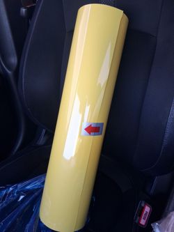 Yellow Vinyl Wrap Roll