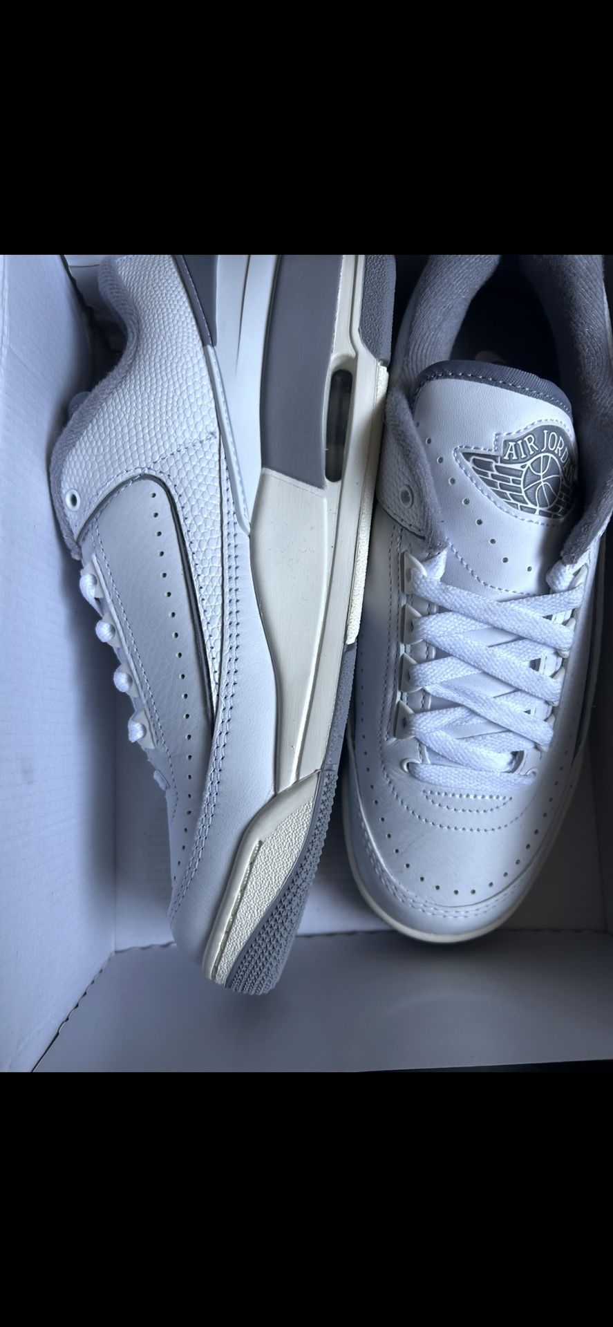 Air Jordan 2/3 'White Cement Size 8