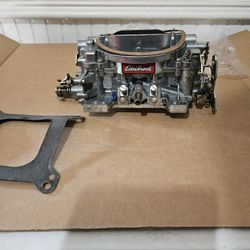 Performer Carburetor #1407 750 CFM With Manual Choke, Satin Finish( Like NEW Barely Used