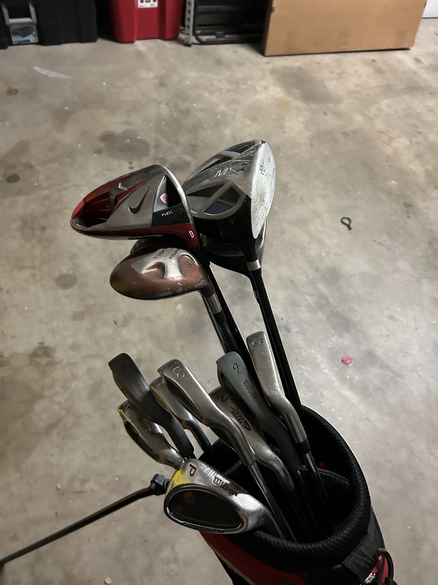 Golf Bags And Clubs