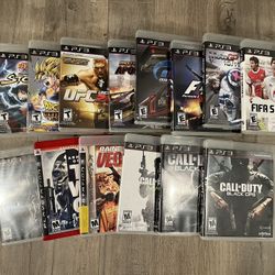 PlayStation 3 (PS3) 15 Games Lot 