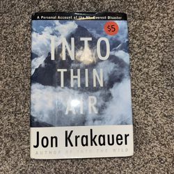 Into Thin Air by Jon Krakauer