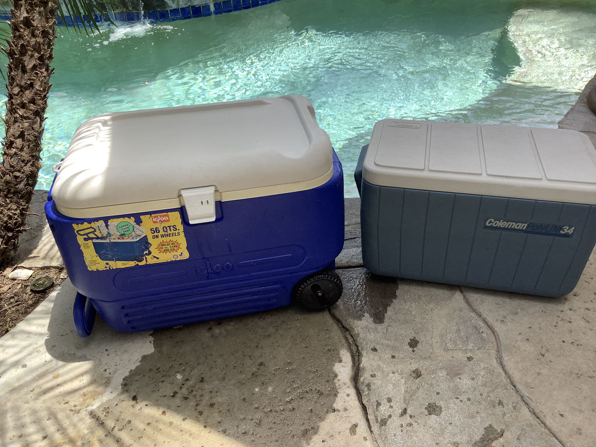 Coolers, Igloo and Coleman