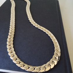 Gold 18k Plated Snake Chain Necklace 